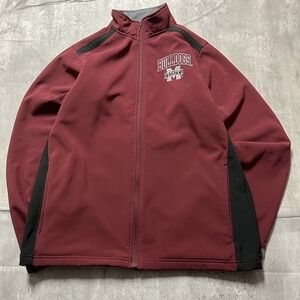 Russell Athletic Jacket Men's Size S Red Mississippi State Zip Up Jacket